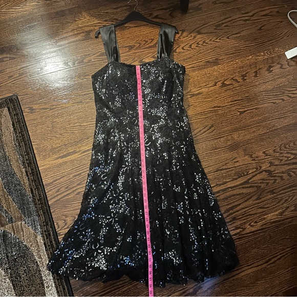 Jaques Vert Sequin Black Dress (Size 16) - Picture 14 of 16